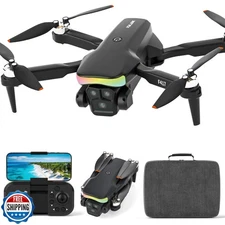 Mini Drone with 1080P Camera for Adults and Beginner,RGB LED Ligh