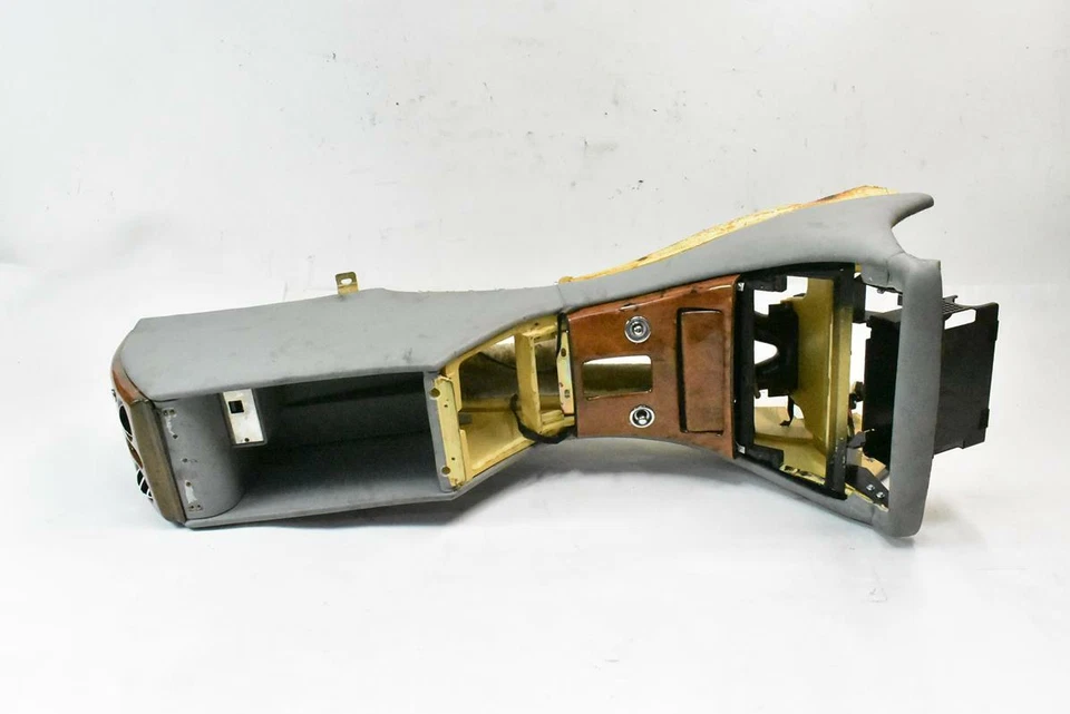 2001 Bentley Arnage Center Console With Wood Trim Gray OEM - Image 2 of 4