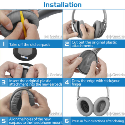 Ricambio Cuscino Archetto Adatto Per Cuffie Bose QC35 QC25 - Foto 7