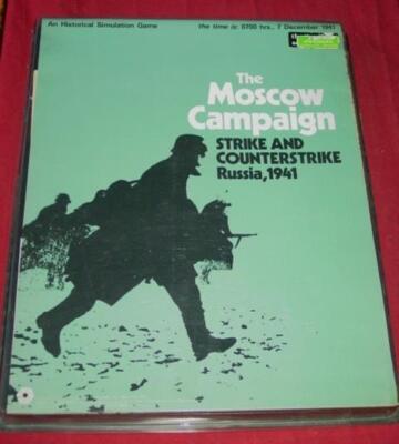 SPI 1972 - The MOSCOW CAMPAIGN - Strike and Counter Strike 1941 Russia (PUN)
