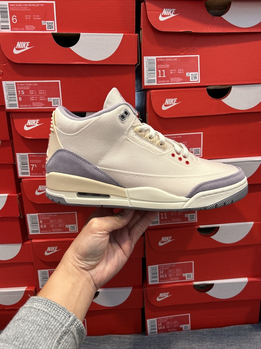 Air Jordan 3 Retro SE “Muslin” University Red - Men display picture 3