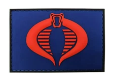 Miltacusa GI Joe Cobra Tactical Hook Patch [3D-PVC Rubber-3.0 X 2.0 inch-MC8]