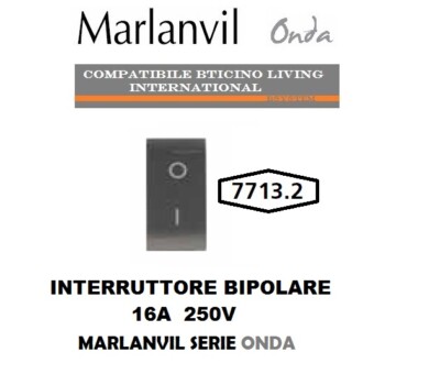 Pulsante Doppio Bticino Matixgo Interbloccato 1 Modulo Bianco - Jw4037n - Foto 5