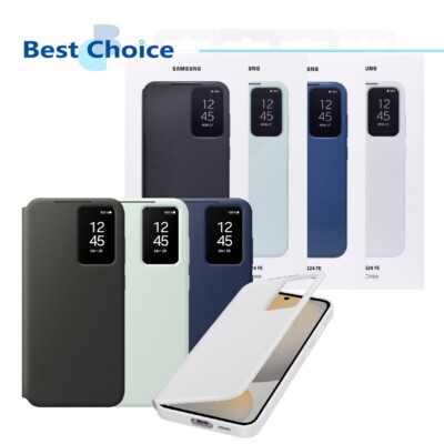 Original Samsung Official Smart View Wallet Case for Galaxy S24 FE (EF-ZS721)