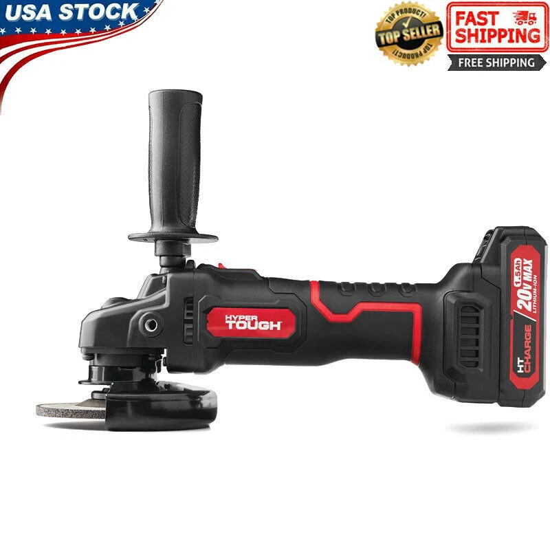 20V Electric Cordless Angle Grinder 1.5 Ah Lithium ion and charger