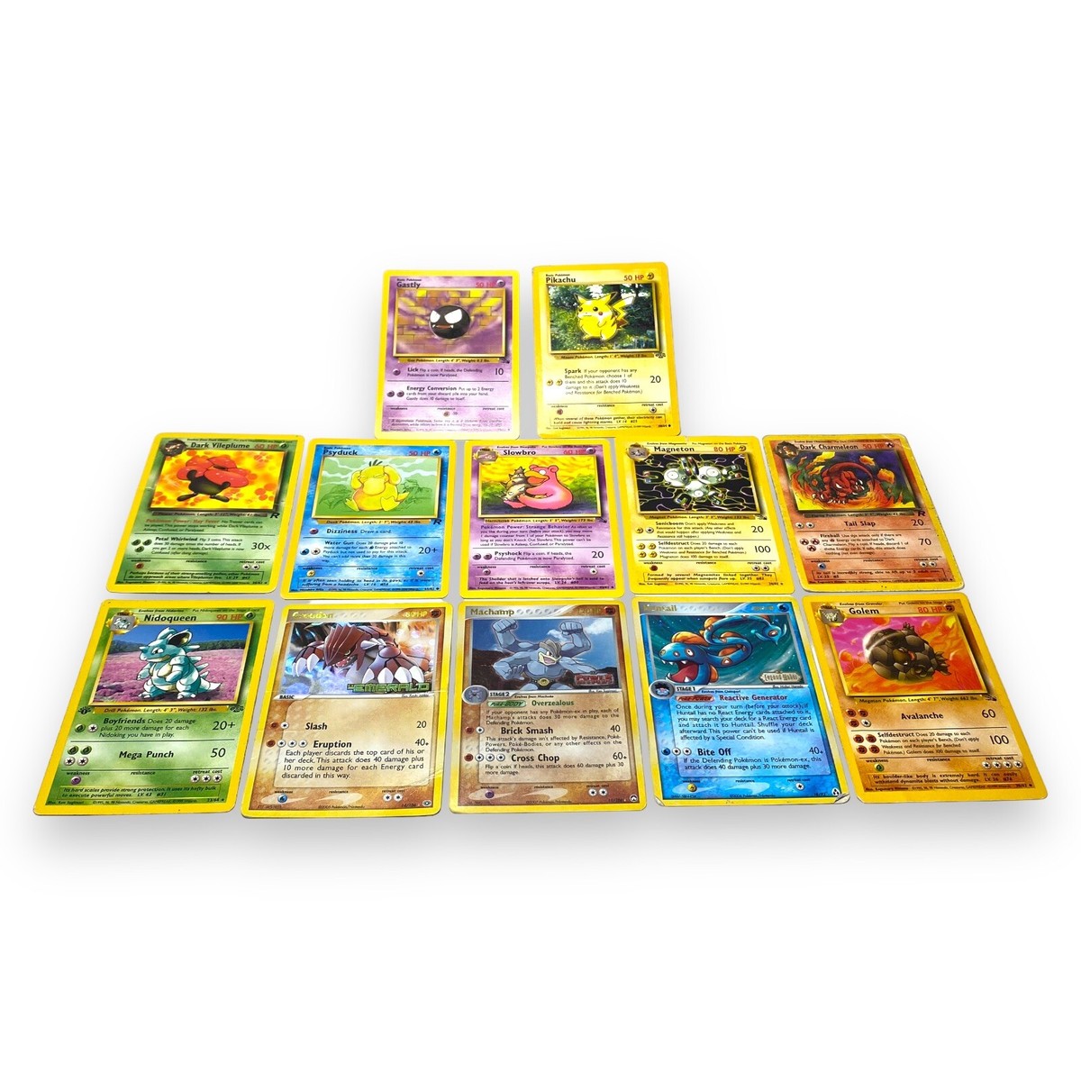 Pokémon - Vintage Card Lot - 12 Cards Total - Holo - Non Holo