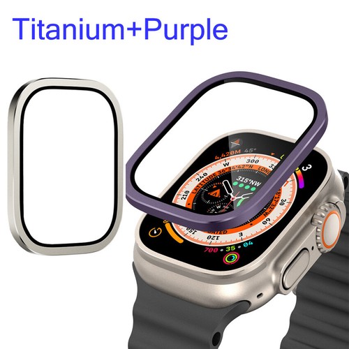 1/2PCS Tempered Glass Metal Screen Protector For Apple Watch Ultra 49mm Case - Zdjęcie 28 z 47