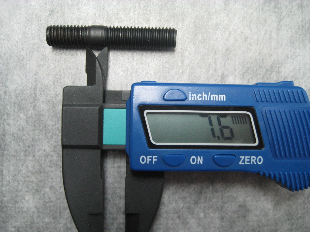 M8x1.25 Exhaust Manifold Stud Kit - Set Of 2 Studs & 2 Lock Nuts - For Honda, Acura, Nissan Kawasaki Motorcycle Exhaust Headers, Manifolds & Studs - Foto 9