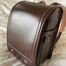 Randoseru Tsuchiya Kaban Backpack Brown Japanese Kid's School Bag Clarino Used