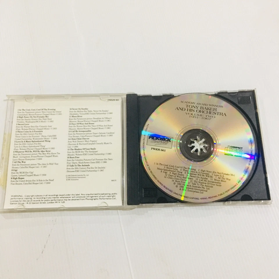 Academy Award Winners Volume 2 1951-1967 Tony Baker and his Orchestra CD - Image 4 of 4