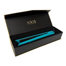 Soleil Professional Flat Iron Hair Straightener Ceramic Turquoise New In Box