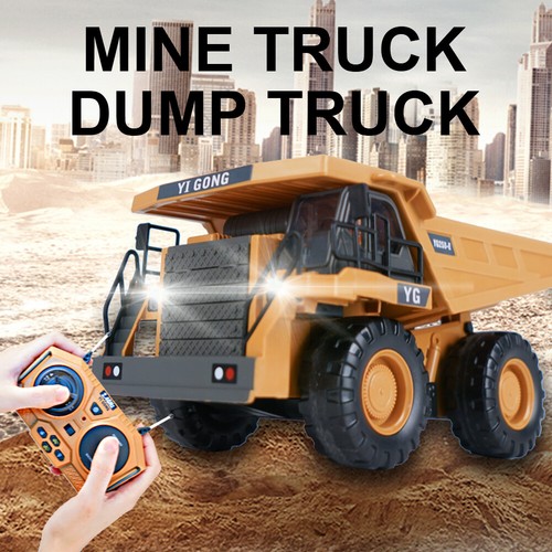 1:20 Excavator Bulldozer Remote Control Dump Truck Toy Light Sound Programmable - Picture 3 of 23