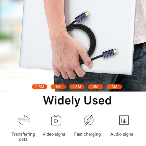 90 PD 100W Type C USB C to USB C Fast Charging Cable Cord for iPhone 15 16 Pro - Picture 6 of 9