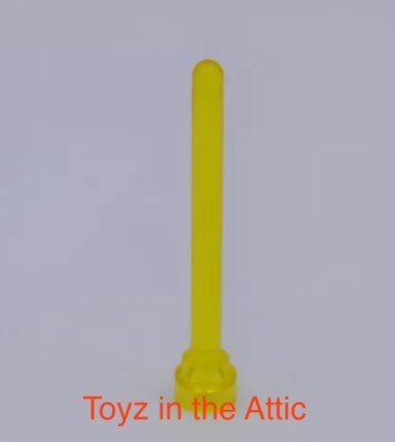 upside down yellow backs着用 ナショナルズ 7 1/4 Lego 1x 3957 Trans-Yellow Antenna 4H Round Top Set 6891 6872