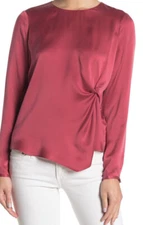 Go By GOSILK Get Me Twisted Poppy Top Style T1074 SZ. XS $328