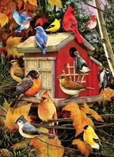 Cobble Hill Fall Birds 500 Piece Jigsaw Puzzle