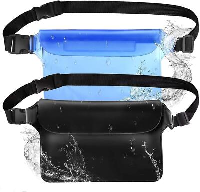 2*Wasserdichte Tasche wasserdichter Beutel Bauchtasche Handyhülle waterproof bag
