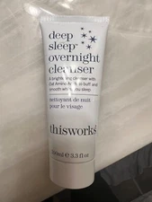This Works Deep Sleep Overnight Cleanser Oat Amino Acids 3.3 Fl Oz /100ml New