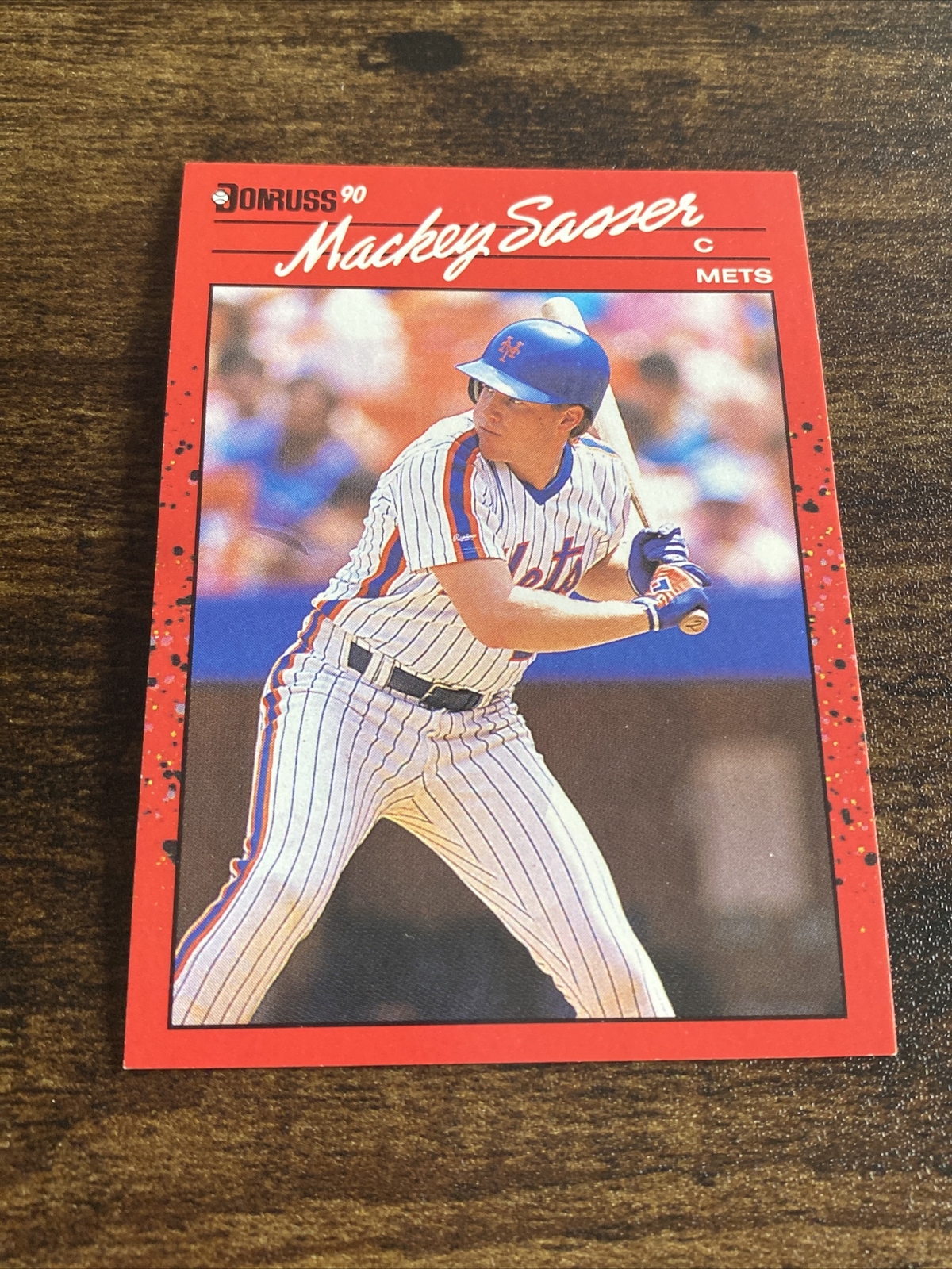 1990 Donruss #471 Mackey Sasser Mets C7286*