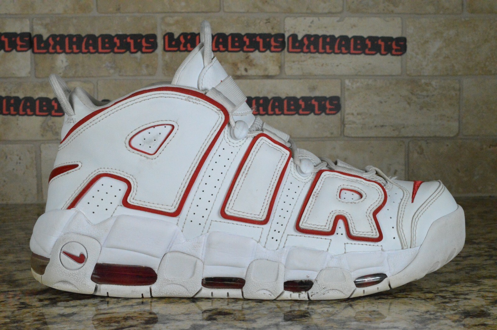 white and red uptempo 2018