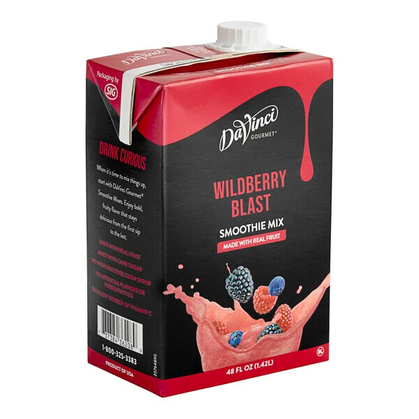 DaVinci Gourmet 48 Wildberry Blast Real Fruit Smoothie Mix