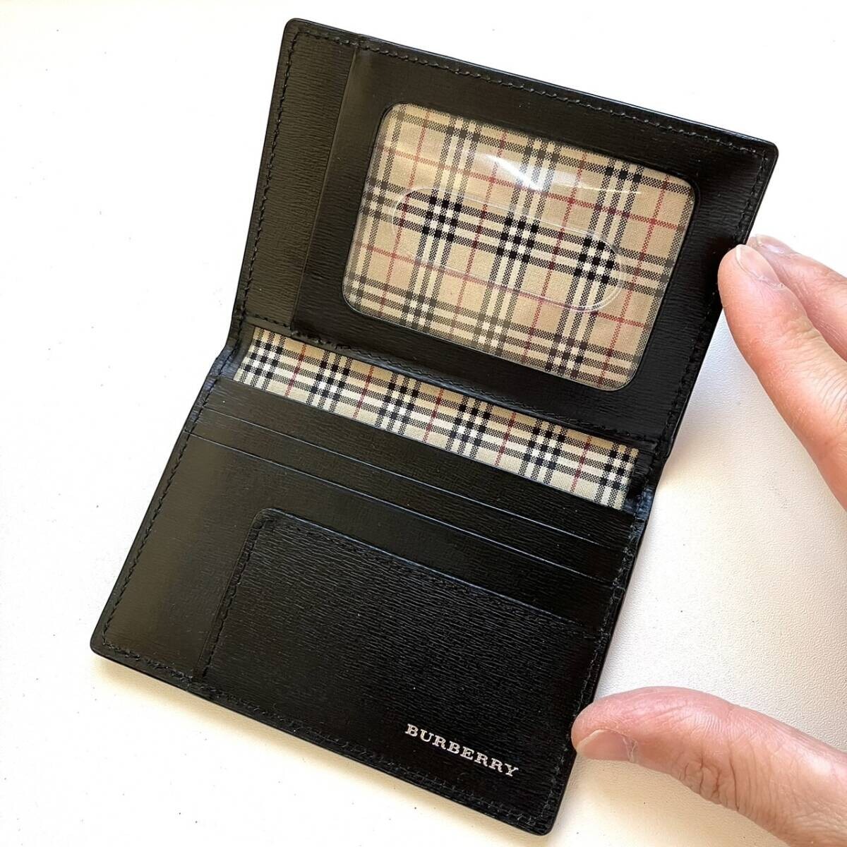 kyoppy★BURBERRY₋ニュ―₋ノバチェック₋カードフォルダー Burberry Authentic card case, pass case, nova check