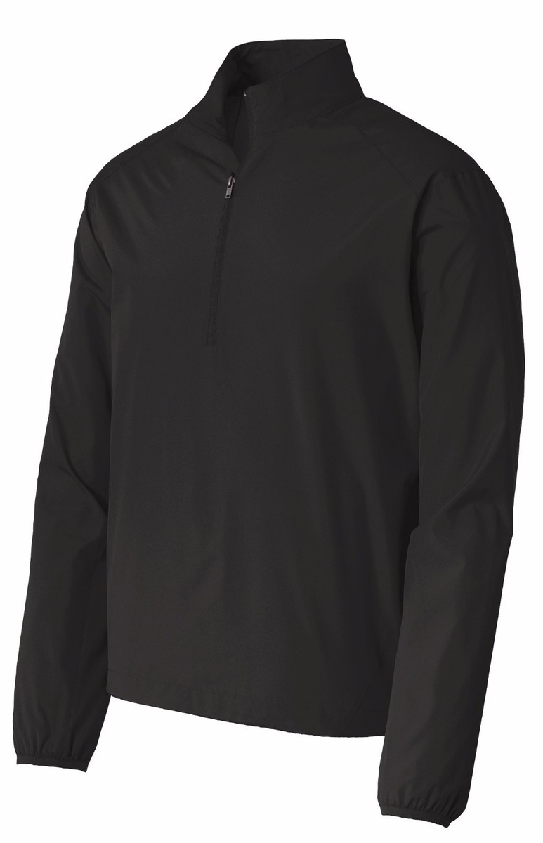 【LUVISTRUE】PA FRILL SHIRRING WINDBREAKER / 追跡付 MENS 1/2 ZIP, UNLINED, PULLOVER, WINDBREAKER, SIDE ZIPPER