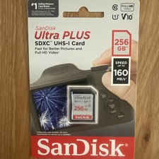 SanDisk Ultra PLUS 256GB microSDXC UHS-I Memory Cards A1 160MB/s NEW