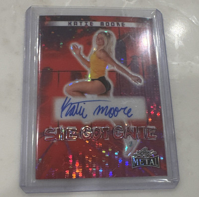 2024 Leaf Metal Women of Sport She Got Game Katie Moore Auto 1/1 SGG-KM1