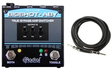 Radial Tonebone BigShot ABY Pedal Version 2 w/ Cable