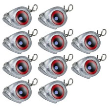 10pcs Swing Jig Head Sinker Weights for Soft Lure Fishing Easy Hook Combo,9537
