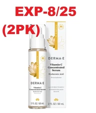 Derma E Vitamin C Concentrated Serum 2.0 oz (Pack Of 2) SEE PIC FOR DATE