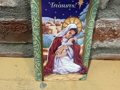 Treasures Weihnachtskarte Maria Jesuskind Xmas