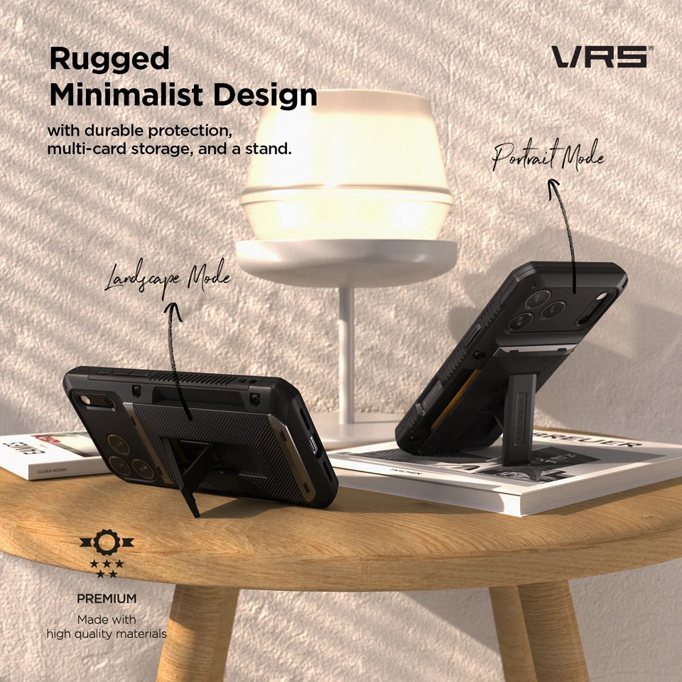 For iPhone 17 Series Case VRS [Damda Glide Hybrid] with Semi Auto Wallet Holder - Image 3 of 4