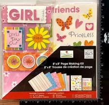 Me&My Big Ideas 8x8 Girl Friends Scrapbooking Page Kit by Ellen Krans PX-209