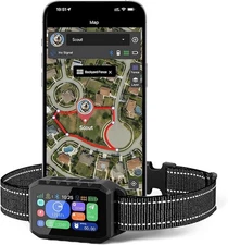 GPS Wireless Dog Fence – with Dog Collar & Free App