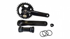 Guarnitura pedivella 175mm nera Shimano XTR FC-M9000-1 1x11 velocità con pedaliera