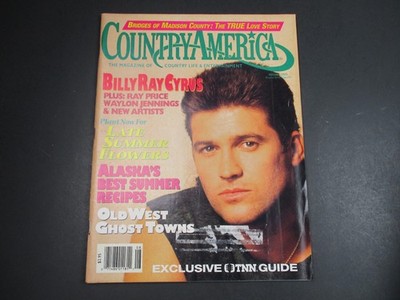 Country America Magazine August 1993 Billy Ray Cyrus, Old West Ghost Towns