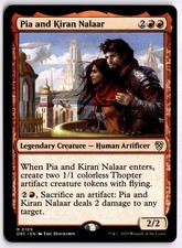 Pia and Kiran Nalaar NM DRC Commander: Aetherdrift MTG