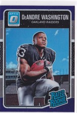 2016 DeAndre Washington Donruss Optic Rated Rookie Purple RC     #163 (A5644)