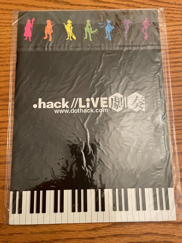 Perfect Condition EXTREMELY RARE dot .HACK LIVE Brochure Program May 9, 2010