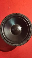 mtx black gold 12" subwoofer old school 90s single 4ohm.