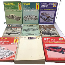 Haynes Workshop Repair & Service Manuals Job Lot Bundle x9 Rover Vauxhall Audi