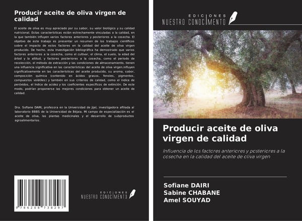 Producir Aceite De Oliva Virgen De Calidad Sofiane Dairi (U. A.) Taschenbuch-image
