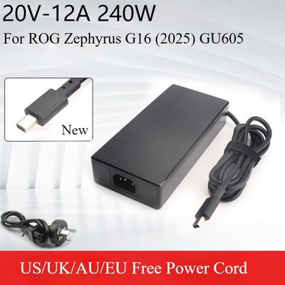 ROG Zephyrus G16 GU605 GU605CR-XS98-CA Adapter For Genuine ASUS 240W ADP-240EB B