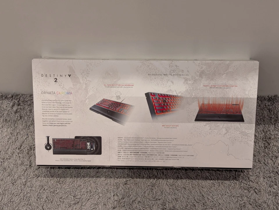 Razer Ornata Chroma Gaming Keyboard Mecha-Membrane Destiny 2 EDITION US Layout - Bild 3 von 4