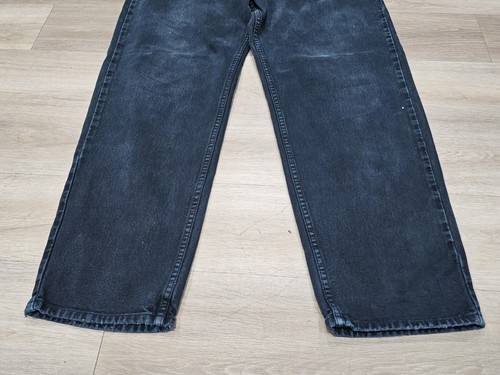 Pantalones de mezclilla vintage Y2K Levis Silvertab negros holgados skater grunge para hombre 30 x 29 usados - Imagen 4 de 9
