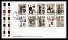 DR WHO 2003 NEW ZEALAND FDC MILITARY UNIFORM BLOCK R80322