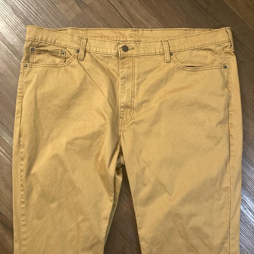 Pantalones de mezclilla para hombre Levi's 541 46x31 marrón cremallera lisa atlética ciudad ropa de trabajo informal - Imagen 2 de 13