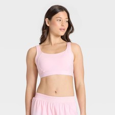 Women's High Support Sports Bra - All In Motion Light Pink M